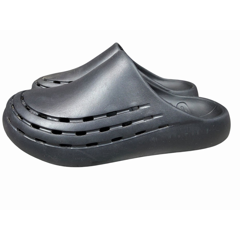 ECCO Cozmo EVA Slide Clog Black Women's Beach Pool Shoes Size 8